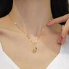 Lucky Bag Necklace Women'S Lucky Character Money Bag Pendant Hollow Design Niche Fashion Antique New Chinese Collarbone Chain Jewelry Quality