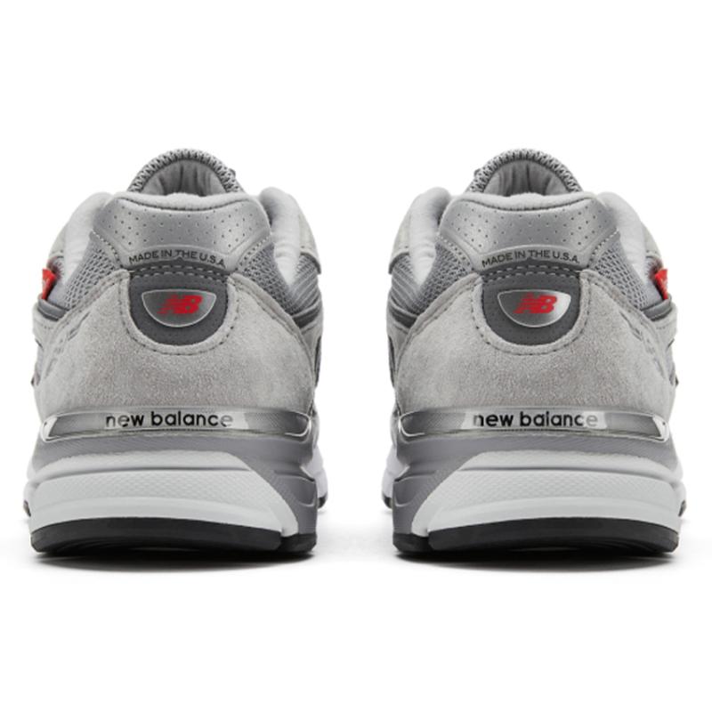 New Balance 990v4 Made In Usa 'Red Label   Grey' Sneakers M990VS4