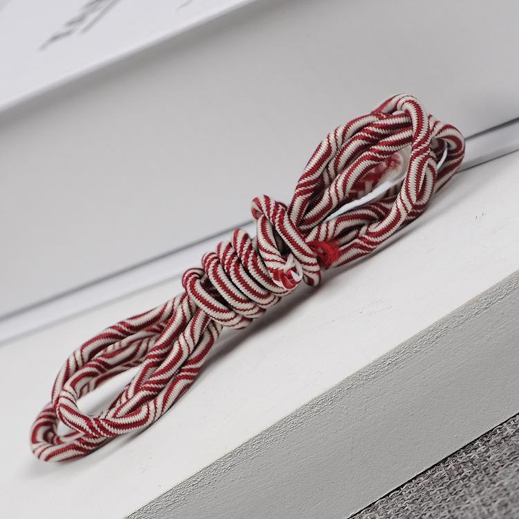 3mm 5Y Elastic Rope Colored Round Elastic Band For Clothing Shoelace Backpack Elastic Twisted Cords Garment Sewing Accessories