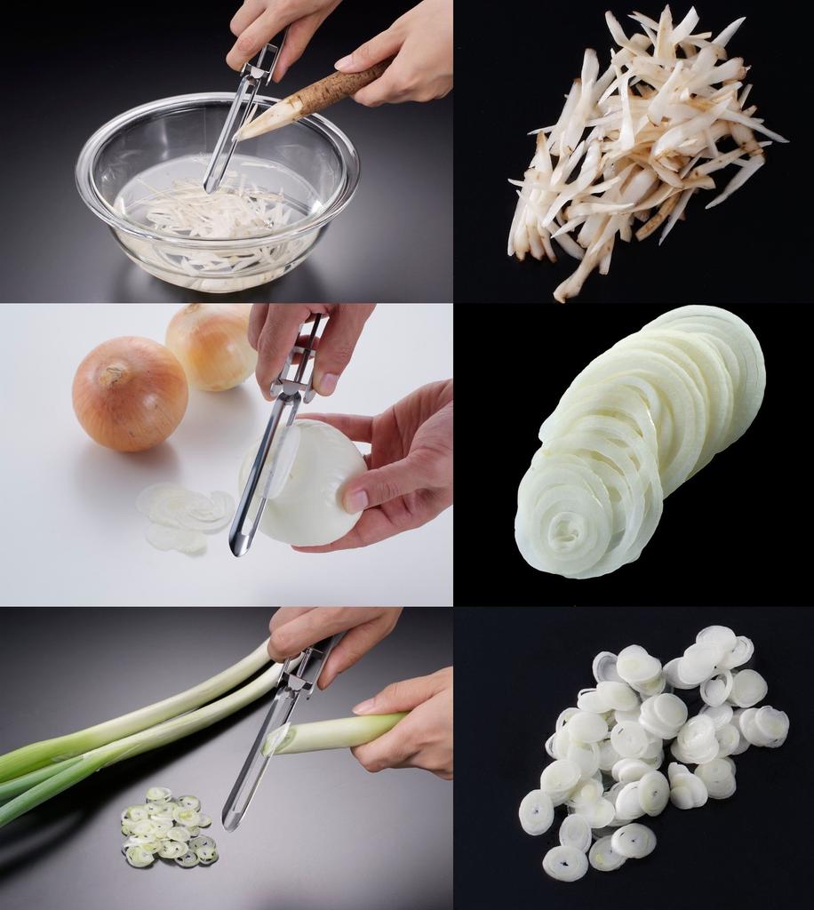 Suncraft Vertical Made in Long Peeler with Safety Silver Peeler, Japan, +Plus Case, SSK-09,