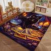 Mystical black cat with tarot cards Pattern Rug Carpets for Bedroom Living Room Sofa Mat Creative Door Mat Cloakroom Home Decor