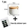 Nordic Ceramic Seasoning Pot Household Seasoning Pot Spice Pot Salt Pot Kitchen Household Seasoning Container Spice Jar