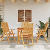VidaXL 5-piece Garden Dining Set Solid Acacia Wood, Outdoor Dining Set, Dining Furniture 3295261