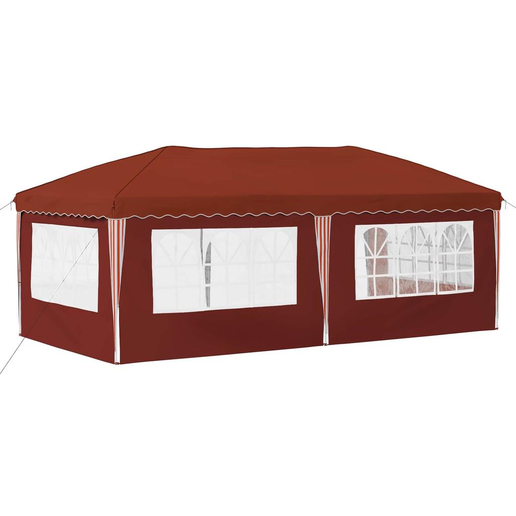 Pop Up Party Tent 575 X 289 X 245 Cm Terracotta