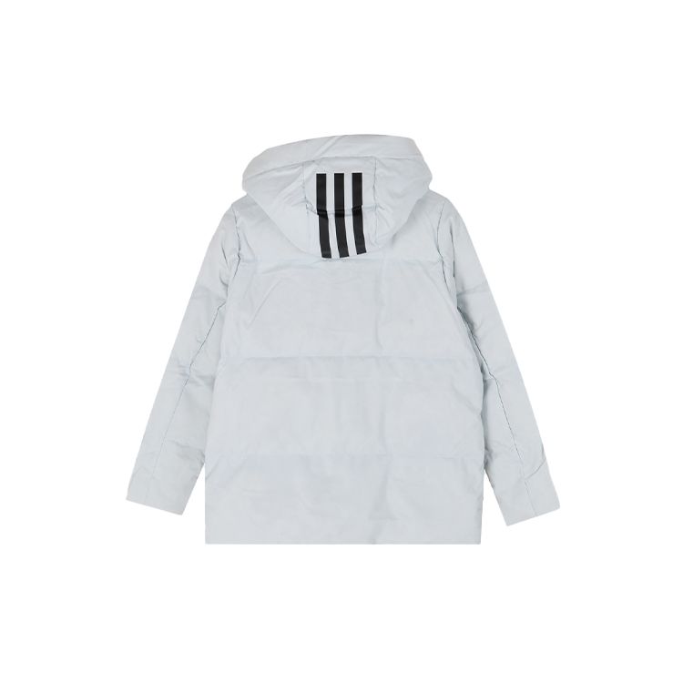 Adidas Lightweight Hooded Down Jacket Women Jackets Light-Blue EH3983