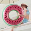 Adults Inflatable Pool Floats Strong Buoyancy Cute Watermelon Swimming Ring Eco-friendly PVC Floating Circle Summer Pool Swimming Party Accessories