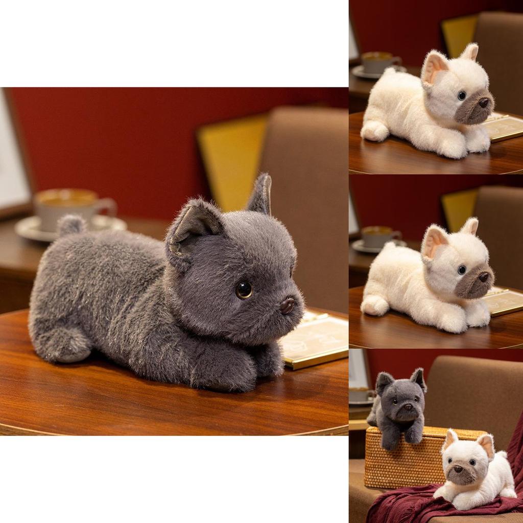 Plush Dog Toy Corgi Bulldog Soft Stuffed Animal For Kids Gift