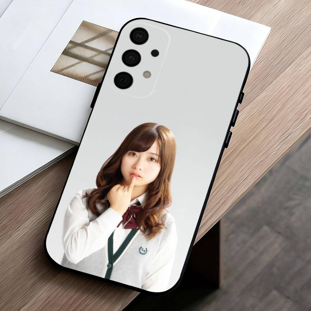 

CUTE Actress Kanna Hashimoto Phone Case For Samsung Galaxy A73,A72,A71,A70,A53,A52,A51,Soft Silicone Black Cover Samsung a11