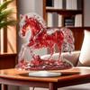 2D plochá akrylová figurka koně, stolní dekorace do ložnice, obývacího pokoje, kanceláře, symbol bohatství a prosperity