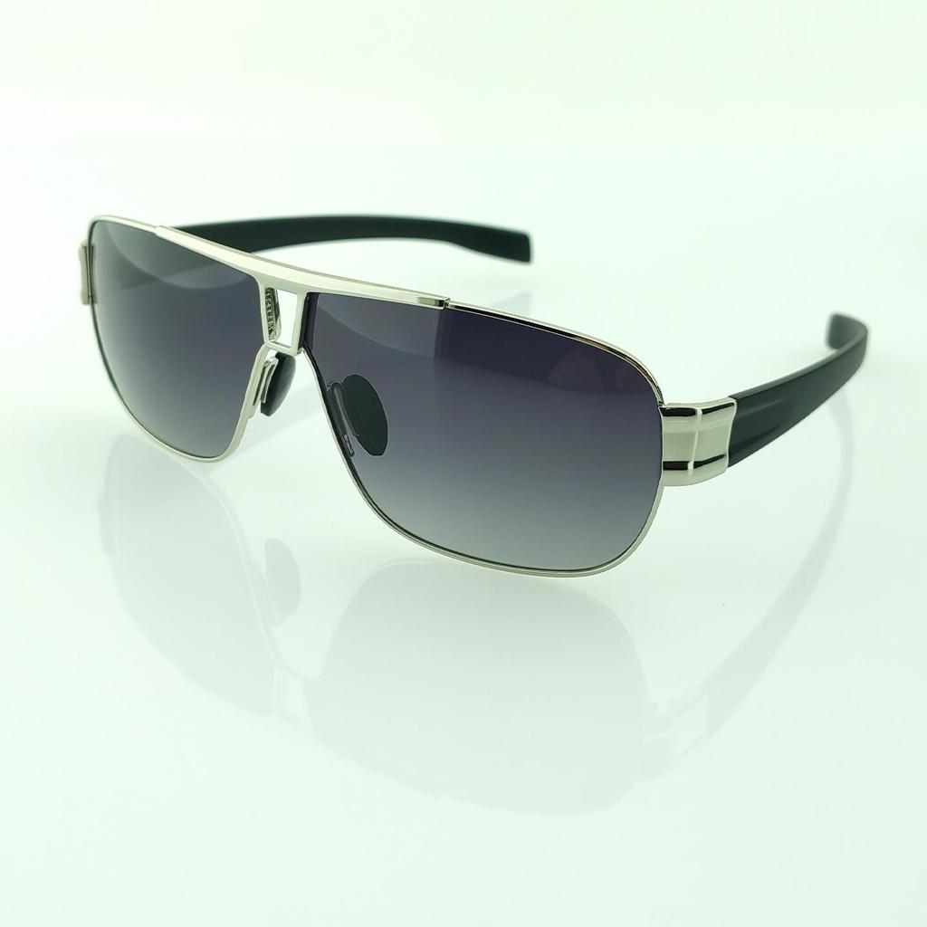 Men's Oversized Polarized Aviator Sunglasses - European/American Style, UV Protection, Metal Frame, Model 8516.
