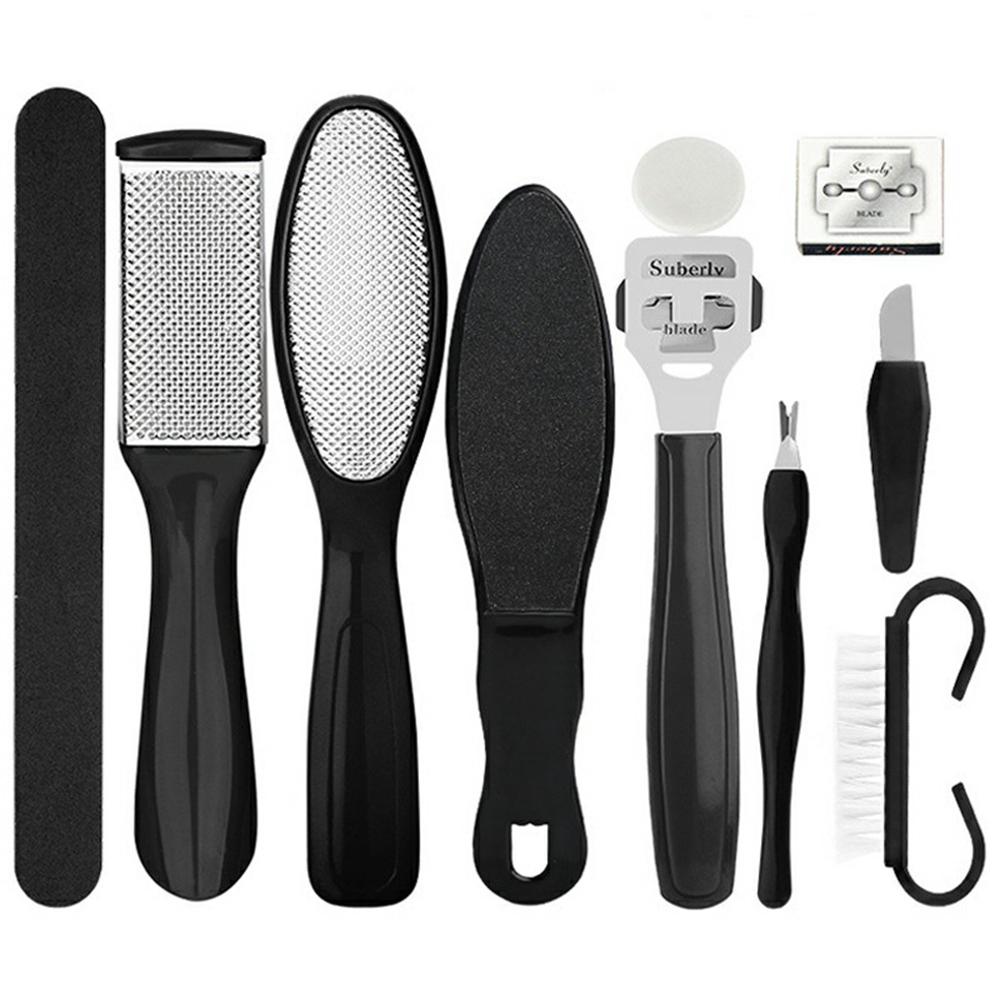 

10Pcs/Set Professional Foot Care Pedicure Callus Dead Skin Remover Foot File Corn Removal Tool A
