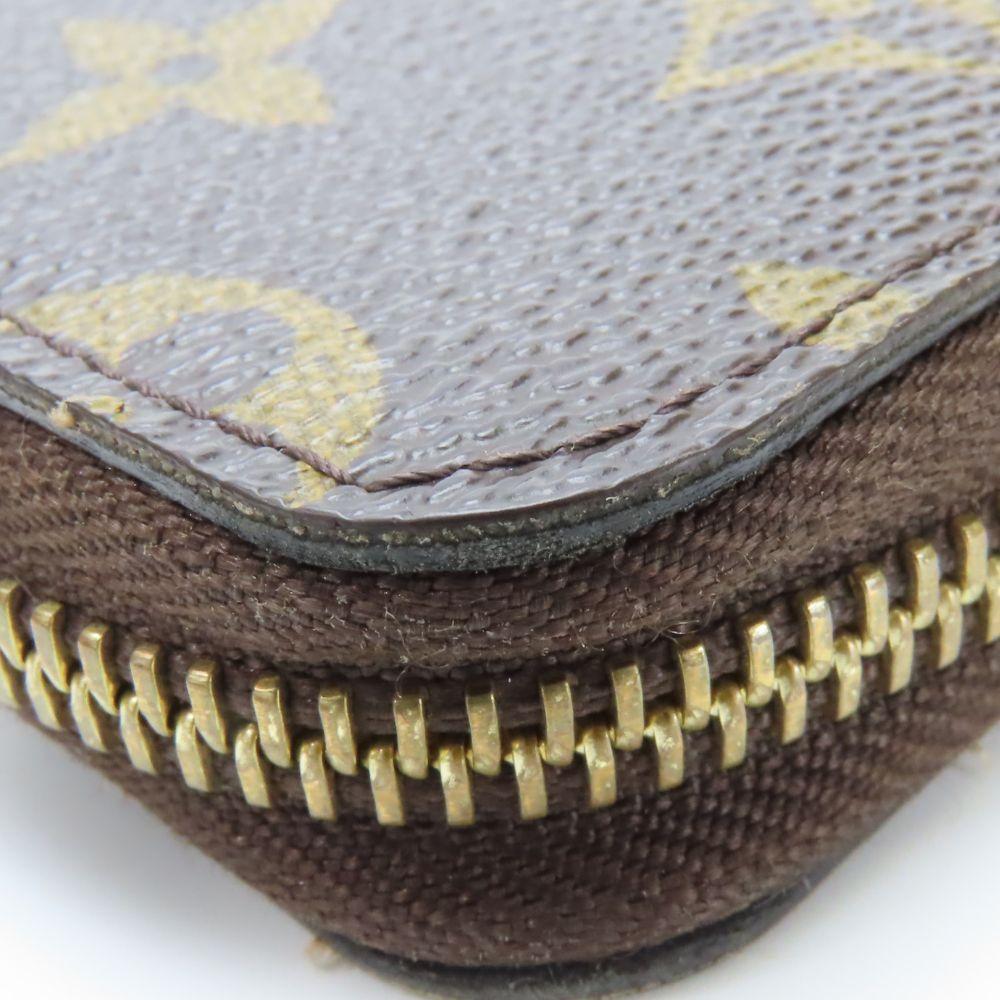 Used LOUIS VUITTON Bifold Wallet Zippy Compact Wallet M61440 Monogram Brown beige