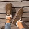 Winter New Women's Fleece-lined Casual Shoes Waterproof Skid-proof Durable Comfortable Warm Free Shipping Women's Shoes
