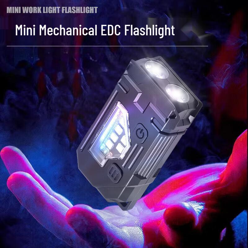 NuFeng Rechargeable LED Clip-on Work Flashlight