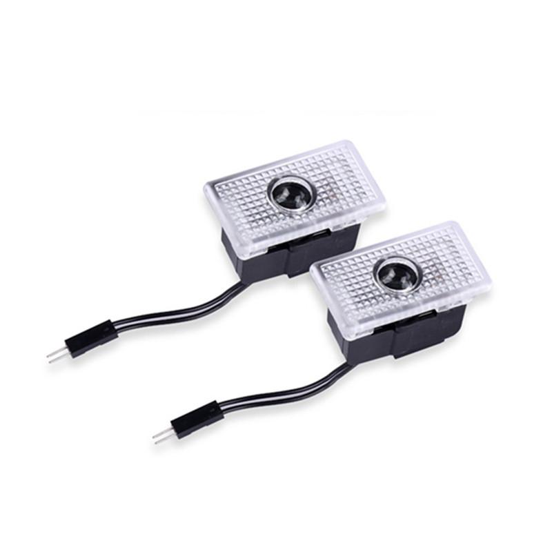 2PCS For Tesla Model 3 Y X S LED Car Door Welcome Light Logo Ghost Shadow Courtesy Projector Lamps