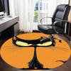 1pc Cat Whiskers Office Round Area Rug, Indoor Mat Suitable ForOffice, Under Office Chairs Bedroom Living Room Home Decor, Room Deco u36