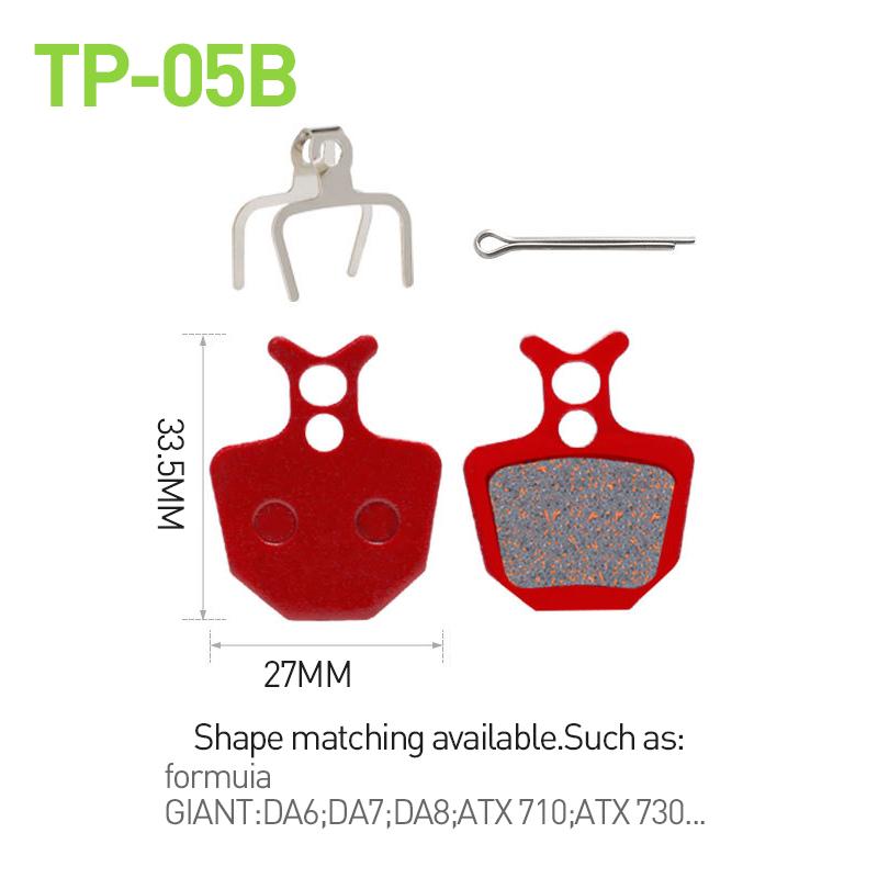 2 Pair MTB Bicycle Hydraulic Disc Semi-Metallic Brake Pads For Shimano SRAM AVID HAYES Magura ZOOM Cycling Bike Part