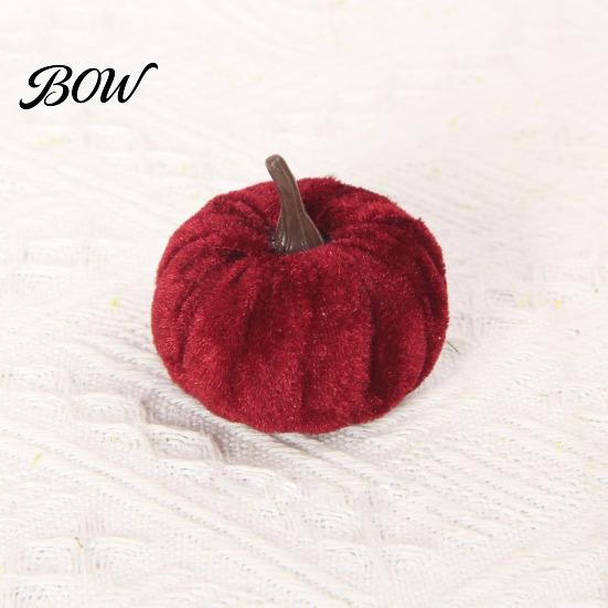 Reusable Halloween Decorations 20 PCS Velvet Pumpkin Decorative Ornaments, Multi-Color Artificial Fall Harvest Decor Tiered Tray for