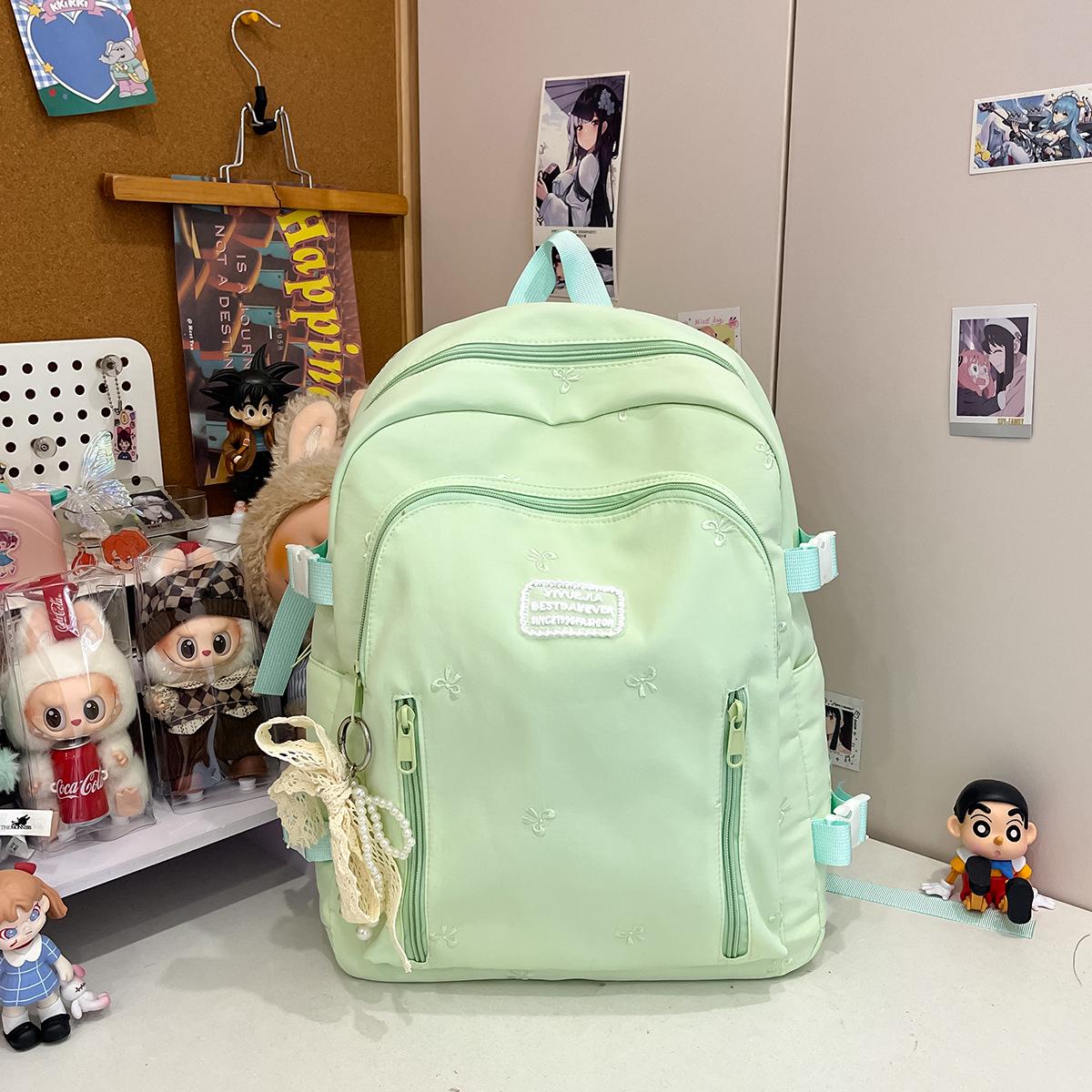 

2025 New Style Lightweight Multi-Layer Backpack for Elementary to High School Girls Without Accessories