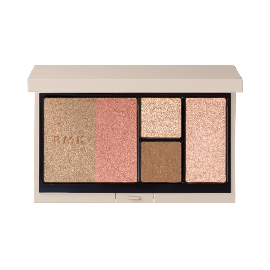 RMK Shade Glow Face Palette 01 Sierra Rhapsody Shading Shading Powder Highlight Powder Cheek [RMK Official] & (Highlight Blush)