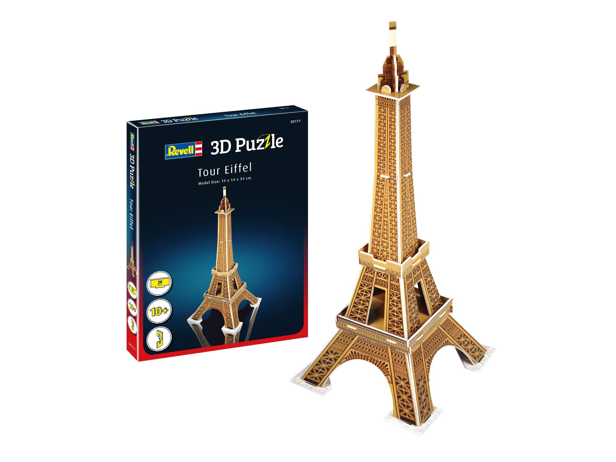 

German Level Mini 3D Puzzle Eiffel Tower 00111 (Revell) (Paper Craft)