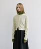 Mais Pearly Button Wool Cardigan / Butter