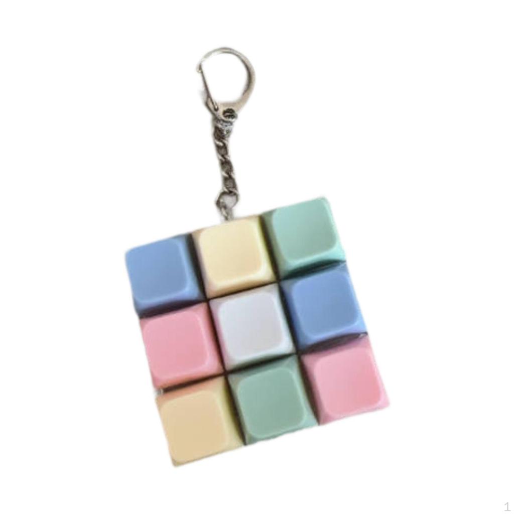 Keyboard Keychain Relaxing Toy Lightweight Sensory Creative Keyboards Button Fidget