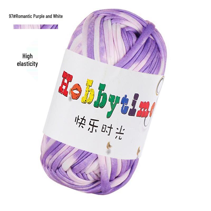 Cloth Strip Yarn DIY Crochet Kit: Handmade Bag, Knitting Material for Cushions, Carpets, and Dolls