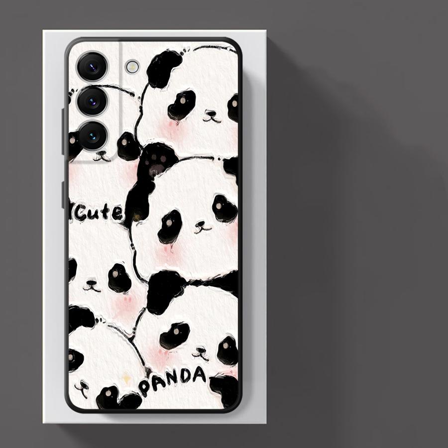 Cartoon Cute Panda Case for Xiaomi Redmi Note 7 8 11 13 Pro Plus 14 10S 9S 11s 12s 10 12 Pro 9 Funda Phone Cover