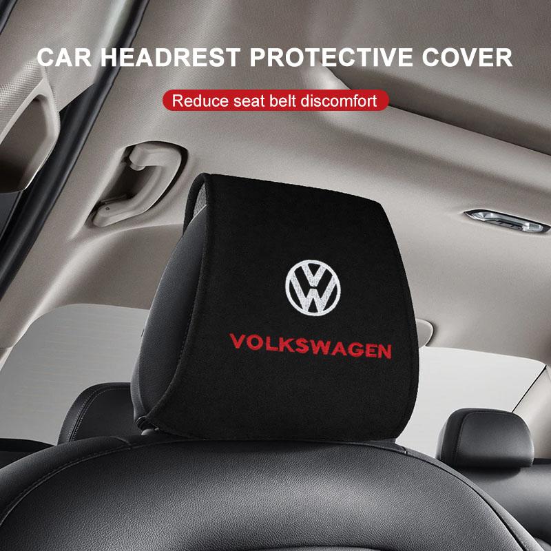 Car Seat Back Headrest Pillow Storage Bag Dustproof Cover For Volkswagen Polo Golf-4 5 6 7 MK5 MK6 MK7 Tiguan Passat 3B7 601 171
