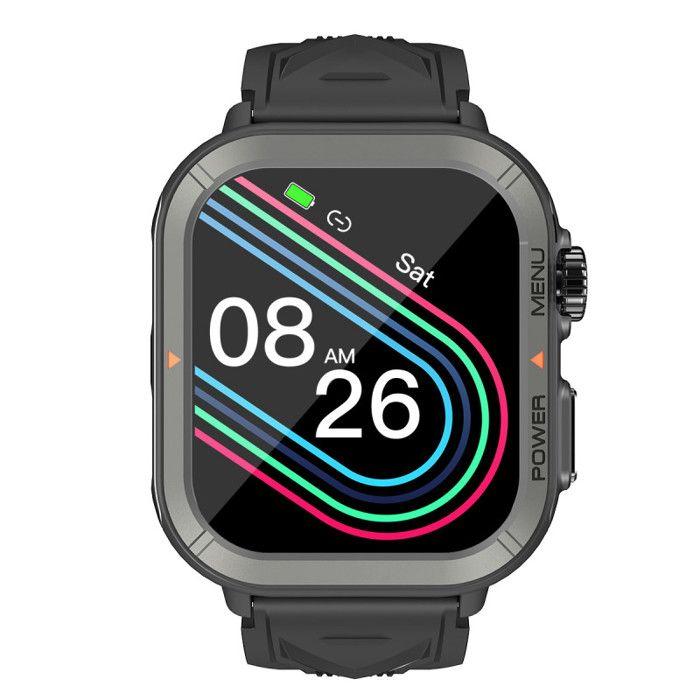 Montre Connectée - Blackview - W30 - Écran 1.91'' - Microphone intégré - Résistance 10m