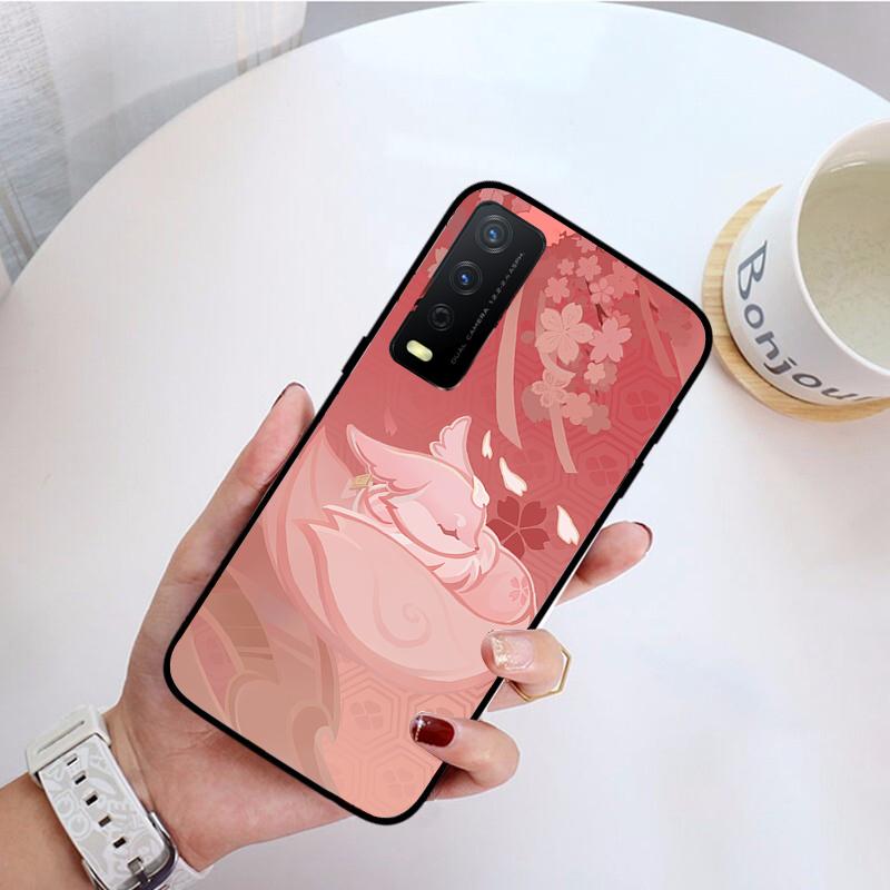 Genshin Impact Namecard Phone Case for VIVO Y31 Y21 Y70 Y21S Y20 Y72 1907 Y12 Y11S Y53S Y33S Y55 Y76 Y51 Y15S Y01