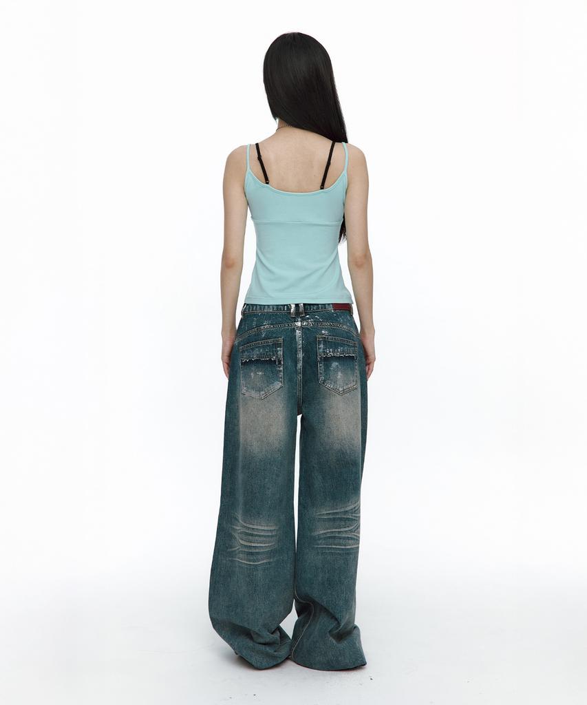 ROUGHNECK Layered Sleeveless Mint