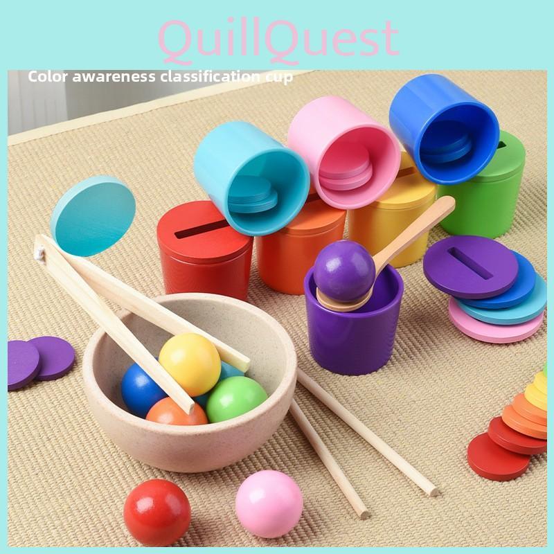Color Classification Matching Cups Toy For Kids Early Learning And Development