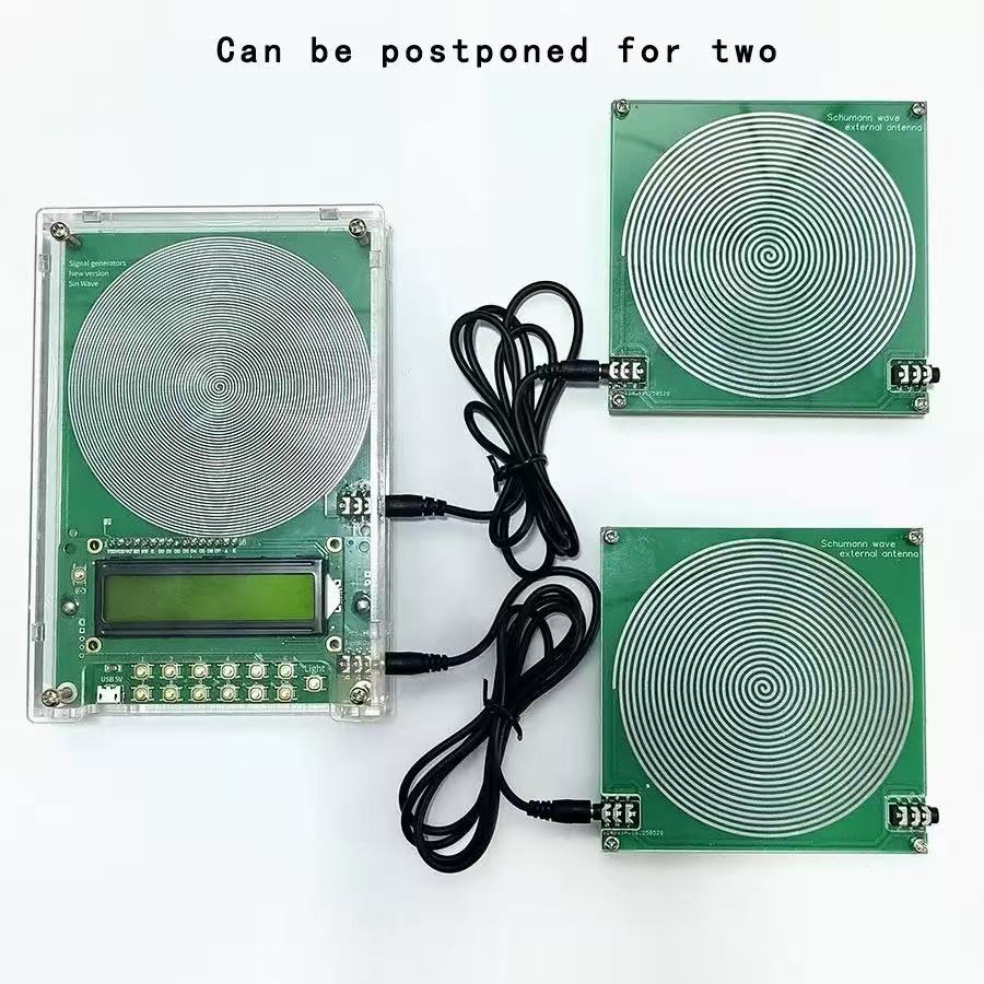 DC 5V 7.83HZ Schumann Signal Generator 0.1Hz-99999Hz Adjustable Frequency Can Be Connected External Antenna Board Micro USB