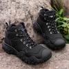 High-top Classic Men's Boots Wear-resistant Sole Soft Upper Classic and Fashionable,suitable for Hiking and Outdoor Wear.