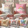 Cartoon Rainbow For Childrens Sleep Companion Pillow Case Pattern Printed Pillowcase For Living Room Sofa Cushion Cover