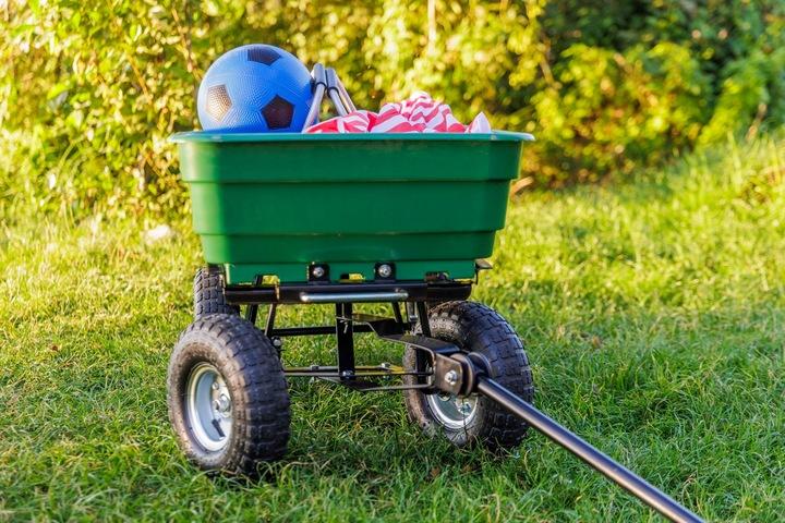 Wózek Ogrodowy Taczka Przyczepka 75L Do 200Kg