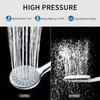 DOILIESE Shower Heads with Handheld Spray 5-Mode Hand Held Shower Head with Long Hose, High Pressure and Detachable, with Hose 60 Inch, Chrome