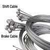 5pcs 1.7/2M MTB Bicycle Brake Line Bike Stainless Steel Gear Shift Cable Road Bike Speed Line Fixed Gear Inner Cable Line Wire