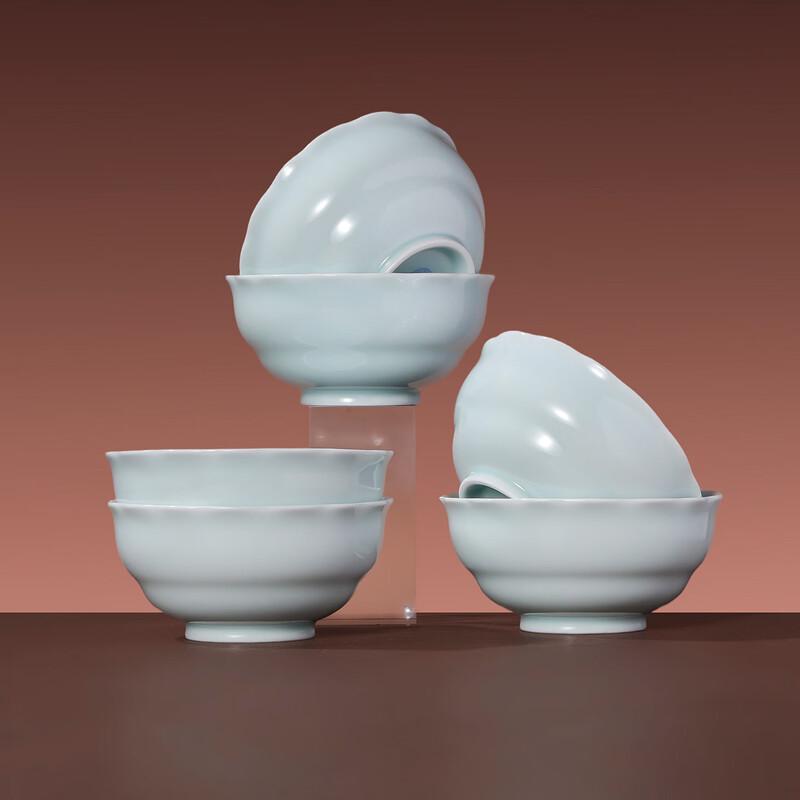 Jingdezhen Yingqing Ceramic 6-Piece Rice Bowl Set