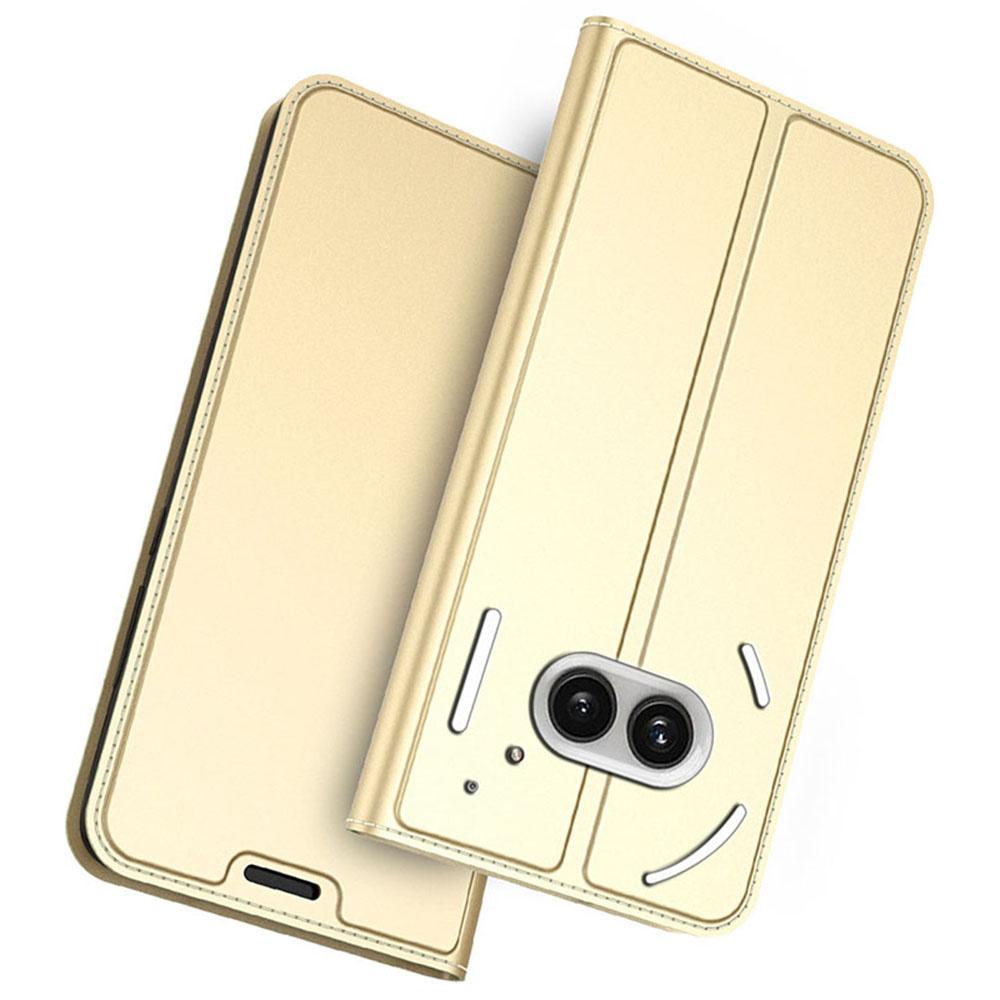 Telefon za nic (2a) Plus/Telefon (2a) Pouzdro Kožené Skládací Stojánek Kryt na Telefon Skrytá Magnetická Adsorpce