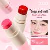 Korean Cherry Blossom Blush Stick: Sweet, Plumping, Brightening Cream for Girly, Cute Makeup