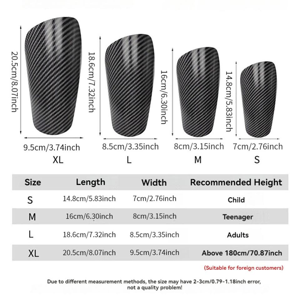 Loogdeel 1Pair Football Shin Pads for Kids Adults Soccer Leg Protection Calf Support Tibia Guard Safety Gear