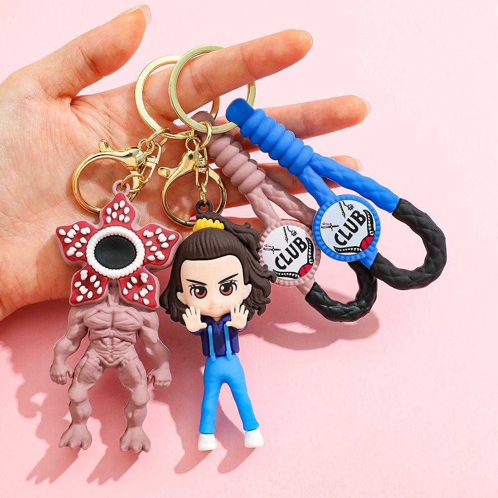 Stranger Things Schlüsselanhänger Rucksack Puppe Tasche Paar Anhänger Schlüsselanhänger Anhänger Geschenk