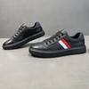 Men'S Leather White Shoes Spring Men'S Trendy Shoes Fashion Trend Boys Flat Shoes Versatile Casual Shoes