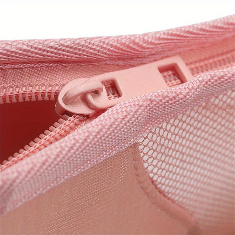 1 Pc Stand Cosmetic Bag for Women Clear Zipper Makeup Bag Travel Female Makeup Brush Holder Organizer Toiletry Bag