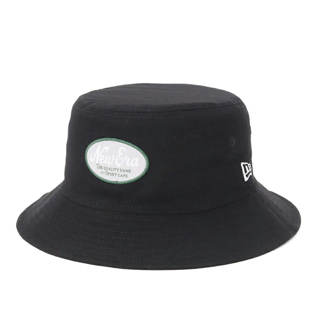 New Era Golf Bucket Washable GF BUCKET01 SCW OVAL LOGO NER36G1089 Hat, Cotton, Black, M/L, BLK, 14391285,