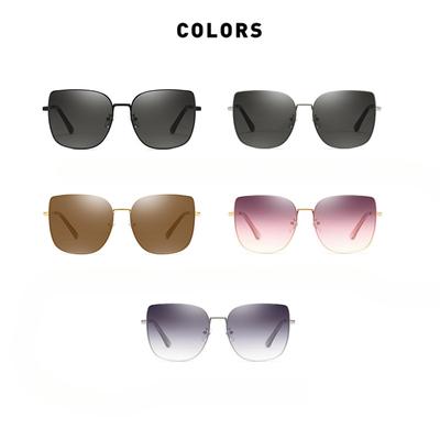 Nuevas Gafas de Sol para Mujer con Montura Grande D con Lente de Nailon Caja para Gafas Gafas de Sol de Moda