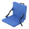 Thickened Anti Dirt Outdoor Seat Back Cushion Portable Folding Stadium Seat with Back Support for Camping Concert Blue